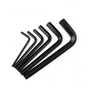 3 8 3 32 1.5 10mm Customized Carbon Steel Black Allen Key Imperial Inch Size L type Hexagon Wrench Hex Allen Key M3