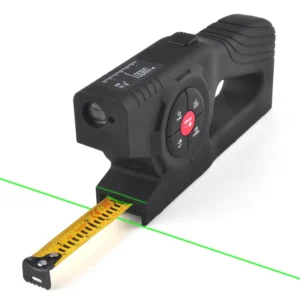 3 IN 1 Digital Laser Tape Measure 2.0″ IPS Display Accurate 50M Distance Meter Laser Position Mark Green Laser Metric