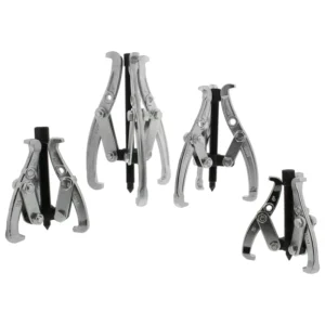 3 Jaw CRV 3 4 Pieces Set 3″4″8″ Removal Tool Kit for Slide Gears Pulley and Flywheel Gear Puller