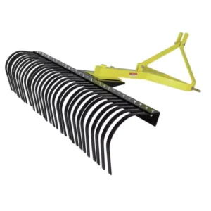 3 Point Tractor Linkage Bearing Garden Landscape Rake with Long Service Life for Farm Machines