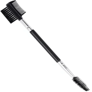 3-in-1 Eyebrow Eyelash Grooming Tool Set 3 Spoolie Brushes Double Head Brush Comb for Separating Lashes Eliminating Mascara