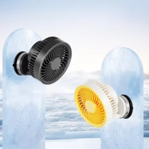 3000mah 3 Speeds Upgraded Vacuum Suction Cup Rechargeable Foldable Mini Desk Fan for Household Hotel Office Car