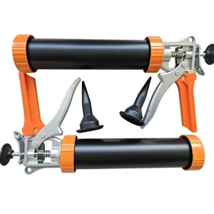 300ml Manual Aluminum Caulking Gun Sealant Applicator Silicone Glue Gun for Construction Home Use Easy Press Type Tool
