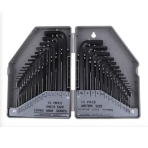 30PC CRV Metric L Keys Hex Key Set Allen Wrench OEM Carbon Steel Hand