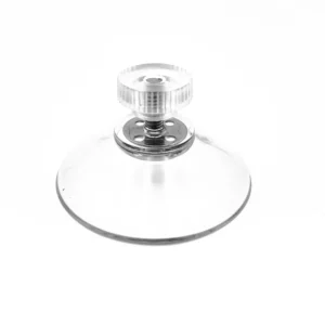 30mm Small Clear PVC Transparent Suction Cup with Thumb Tack