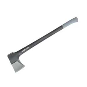 31.5″ Forged Carbon Steel Axe Hatchet Fiberglass Handle Camping Axe Wood Splitting Axe