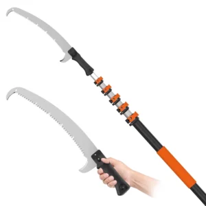 32FT Extendable Manual Tree Pruner Telescoping Pole Saw for Garden Patios 5-24FT Extension Pole Garden Hand Tools