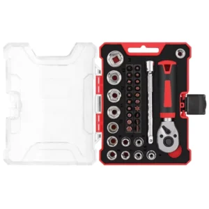 35pcs Screwdriver Set of Screw Driver Bit Set Multi function Repair Tool Ratchet Screwdriver Bit & Socket Set
