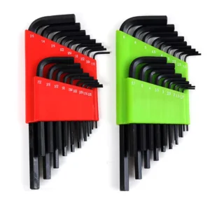 36 Pcs L Shape Chrome Vanadium Extra Long Hex Key Allen Wrench Set