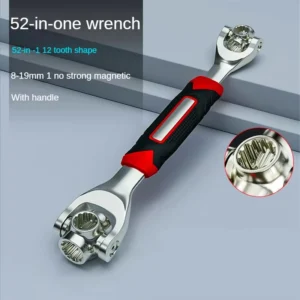 360 Degree Rotating Head DIY Grade Carbon Steel Socket Wrench Multifunctional 6 Corners Multi Angle Metric Wrench OEM