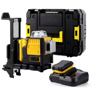 360 Degree Self Leveling Portable Green Laser Level 12 Lines Battery Powered for DIY Industrial Projects