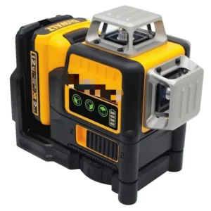 360 Degree Vertical 12 Lines Green Light Level Meter 3 Sides 360 Degree Rotary Laser Levels for Outdoor Use
