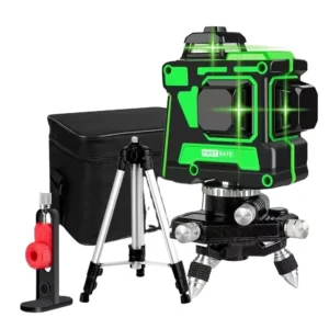 3D All around Wall Laser Level 12 Lines 3d Self leveling 360 Green Rotary Laser Level Meter