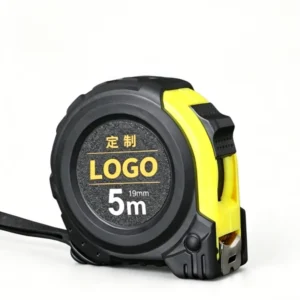 3M 5M Small Size Durable PVC Tape Measure with Rubber Shell and High Visibility Case