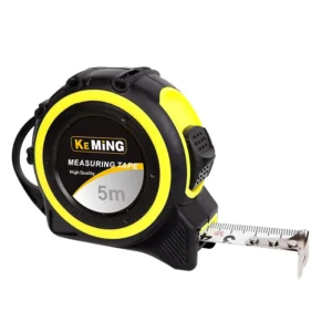 3M Steel ABS Plastic Imperial Scale Rolling Measuring Tape with Manual Lock High Visibility Case Custom Logo
