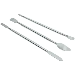 3pcs Double Ended Stainless Steel Thin Pry Bar Metal Spudger Set for Mobile Phone Opening & Repair Disassemble Hand Tool Kit