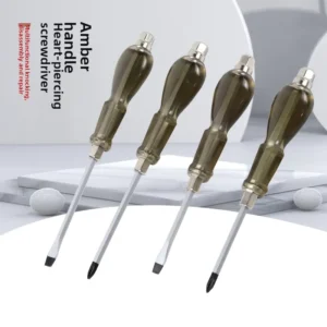 4 inch Screwdriver Cross shaped Straight Strong Magnetic Industrial grade Long Rod Flat Mouth Small Screwdriver