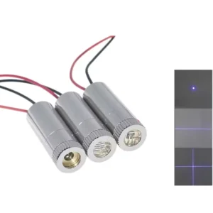 405nm Blue Violet Laser Module Dot Cross Line Head Laser 10mW Adjustable Focus12MM3V-5V