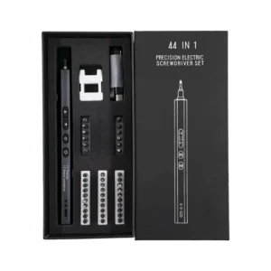44-in-1 Professional Grade Rechargeable Cordless Screwdriver Set for Phone Laptop Repair With Lithium Battery Drill