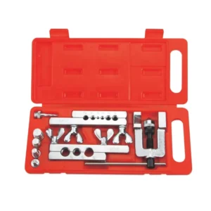 45 Degree Common Traditional Eccentric Cone Extrusion Type Double Flaring Tool Kits Flaring and Swaging Tool Set for Copper Pipe