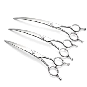 45 Degree Straight Beauty Shear Pet Hair Dog Grooming Scissors Stainless Steel Right Handed 7.5 Inch