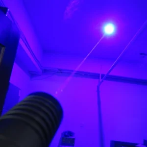 465nm 4500mw Blue Point Laser Light Source with Adjustable Focus 22*110mm Line Crosshair Line Diode Laser Module Lamp