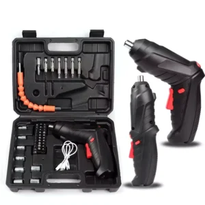 47 Pcs Set 4V Li Ion Battery Power Electric Screwdriver Set Screwdriver Cordless Mini Screw Driver