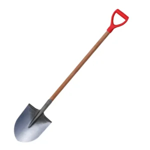 47 inch Solid Wood Handle D Handle Digging Shovel Thick Manganese Steel Industrial Garden Spade