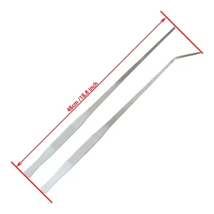 48cm 18.9inch Extra Long Stainless Steel Tweezers Stainless Long Reptile Snake Feeding Tongs