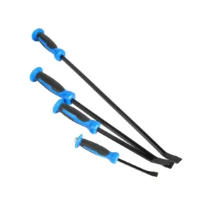 4PC Pry Bar Set With Hammer Cap CRV Steel Heavy Duty Auto Pry Bar Kit Repair Hand Tool Set Jumbo