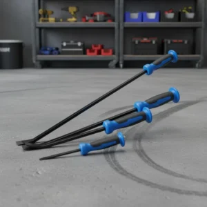 4PCS Heavy Duty Auto CRV Pry Bar Kit Repair Crowbar Hand Tool Set