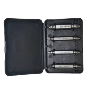 4PCS Heavy Duty Rusty Bolt Stripped Screw Remover Tool Set for DIY Enthusiasts Mechanics or Handymen Silvery