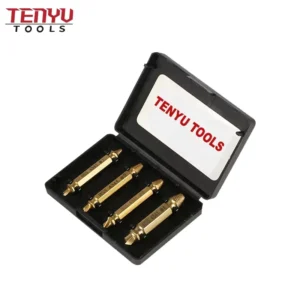 4pcs Damaged Screw Extractor Remover Set for Remove Bolt