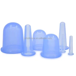 4pcs Silicone Vacuum Cupping Suction Body Massage Rubber Cup Anti Cellulite Slim