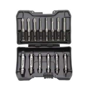 5/14 Piece Screw Extractor Kit Damaged and Stripped Wire Easy Disassemble Tool Bolt Screw Remover