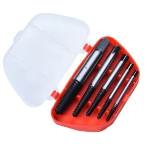 5 6pcs Set Damaged Broken Screws Extractor Removal Tool Bolts Screws Drill Bits Screw Thread Tap Die Set 4mm 15mm 3 Year