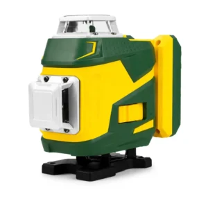 5 Lines 360 Self Leveling Indoor Green Laser Level for DIY and Industrial Projects with 2 Batteries and Picture Hanging Tile