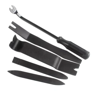 5-Piece Auto Repair Crowbar Pry Plate Tool Set with Plastic Components 20CM for Audio Assembly & Interior Trim