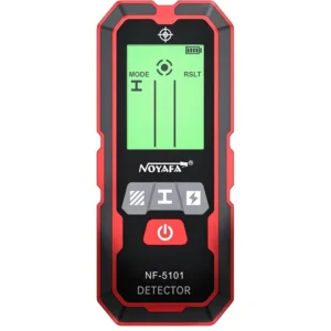 5 in 1 High Precision Stud Finder Wood AC Live Wire Metal Magnetic Detection HD LCD Display Auto Calibration Audio Alarm