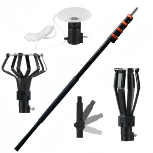 5 in 1 Suction Cup High Ceiling Light Bulb Changer with Telescopic Extension Pole