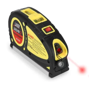 5.5M Measuring Tape Practical Horizon Vertical Diagnostic Tool Laser Level Measure Line Spirit Laser Levels