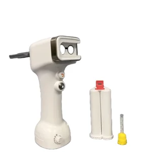 50ml 1:1/2:1 Dental Silicone Rubber Electric Power Caulking Gun for Dual Cartridge and Mixing Tube