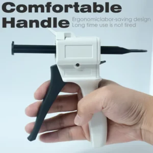 50ml Manual Dispensing Gun AB Glue Applicator Epoxy Resin Adhesive Squeeze Gun for Dual Cartridge