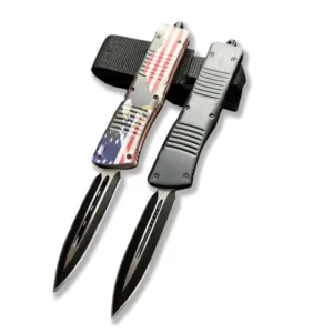5Cr13 Stainless Steel 8.5cm Blade Steel Handle Folding Pocket Knife Outdoor Camping Survival Hunting Tool