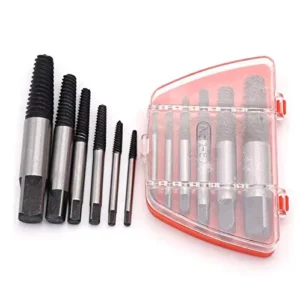 5PCS Screw Extractor Set Easy Out Drill Bits Guide Broken Screws Bolt Remover