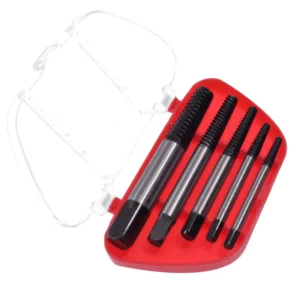 5PCS Screw Extractor Set Easy Out Remover Tools Screw Bolt Remover Extractor Set