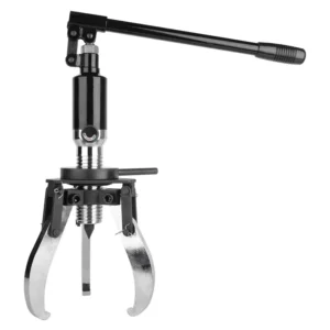 5T Adjustable Electric Hydraulic Gear Puller 3 Jaw Uniform Force Distribution Hardened Steel for Gear and Bearing Disassembly