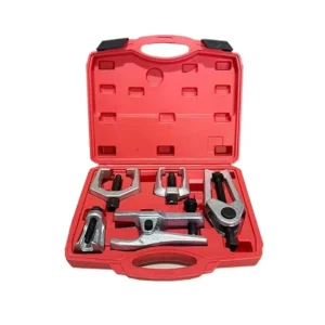 5pc Universal Carbon Steel Car Washer Front End Service Tool Ball Joint Separator Pitman Arm Pull Lever Gear Puller Hard for