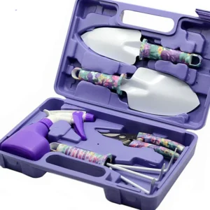 5pcs Garden Hand Tools Set With Printing Handle Other Garden Tools With Box