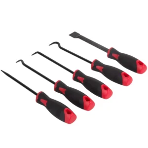 5pcs Industrial Grade Panel Removal Set Auto Trim & Car Dash Radio Pry Tools 45# Carbon Steel